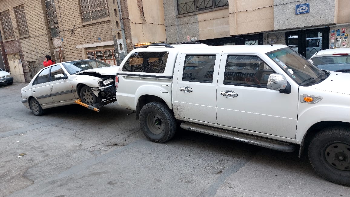 یدک کش ایران خودرو سنندج